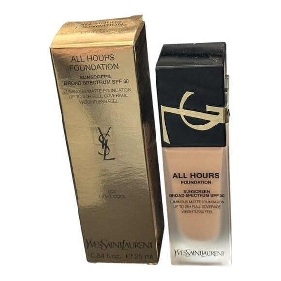 Yves Saint Laurent YSL All Hours Longwear Foundation SPF 30 Light Cool LC4 NEW - Picture 1 of 8